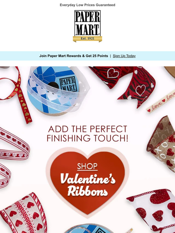 Tie the Knot with NEW Valentine's Ribbons! Milled