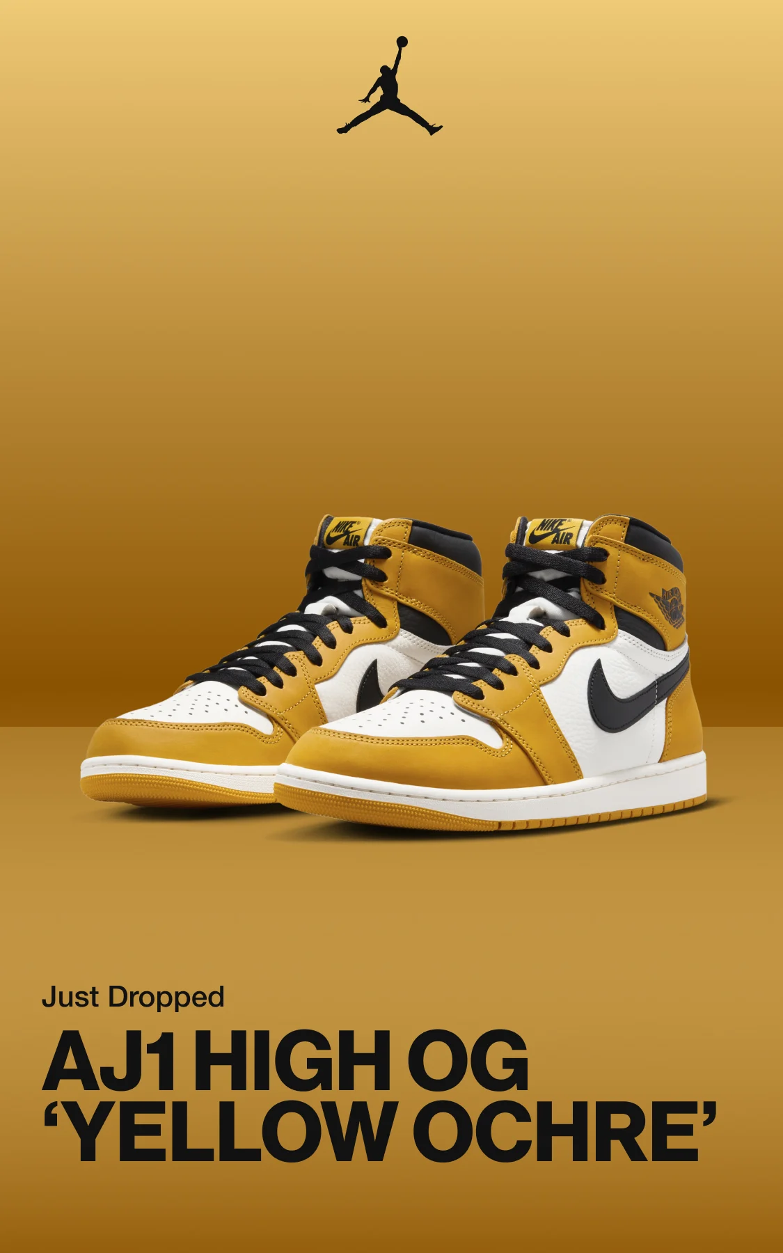 aj1 yellow ochre