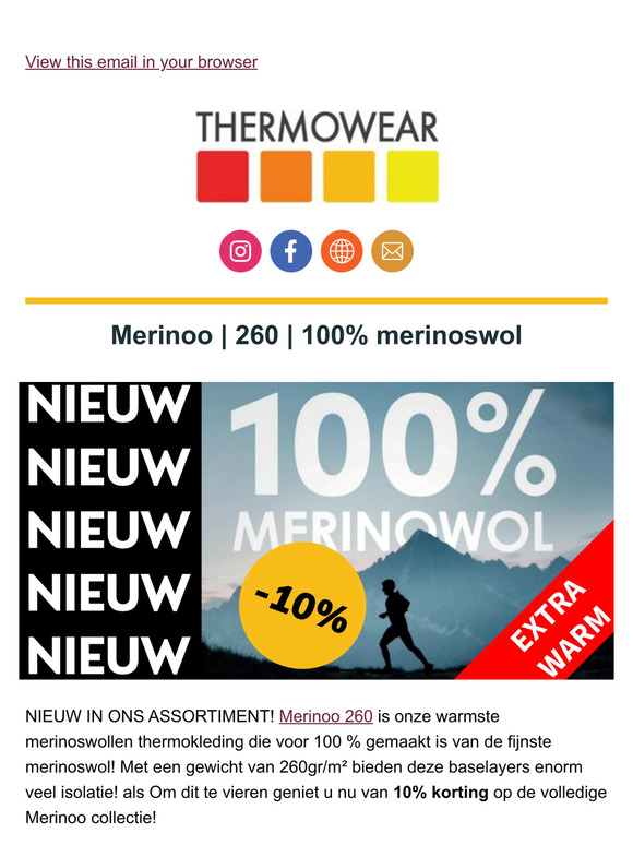 Thermokleding voor een (winter)prikje!