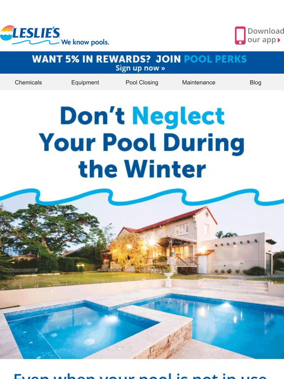 Leslie's Pool Supply ️ The Ultimate Guide to Winter Pool Maintenance