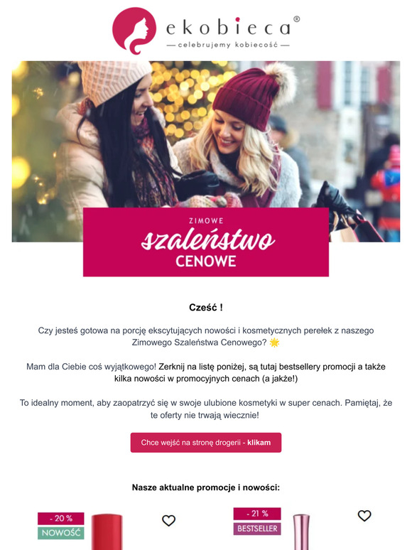 🌟 Zimowe Szaleństwo Cenowe! Odkryj Nowości i Bestsellery w Super Cenach! 💄