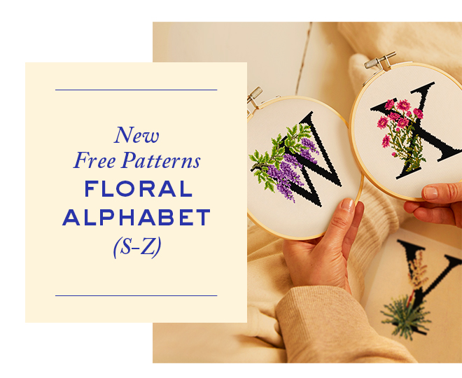 Floral Alphabet (S-Z)