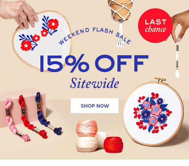15% off Sitewide