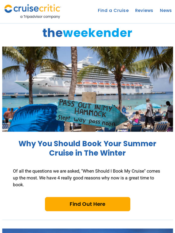 Cruisecritic Why You Should Book Your Summer Cruise Now & A Sneak Peek