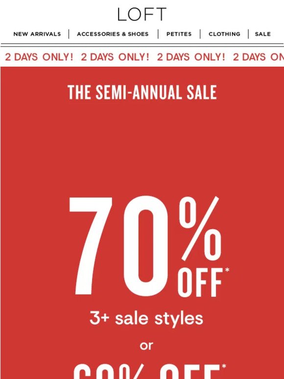 Today Only: LOU & GREY Clothing Sale 50% Off