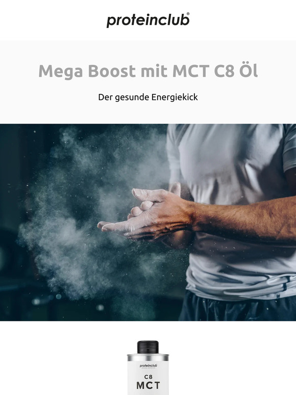 Mega Boost mit MCT C8 Öl