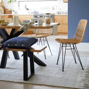 Pax Set of 2 Dining Chairs, Rattan