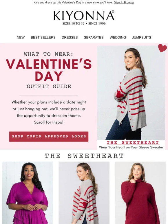 Kiyonna Clothing What to Wear Valentine’s Day Guide 💘 Milled — free download