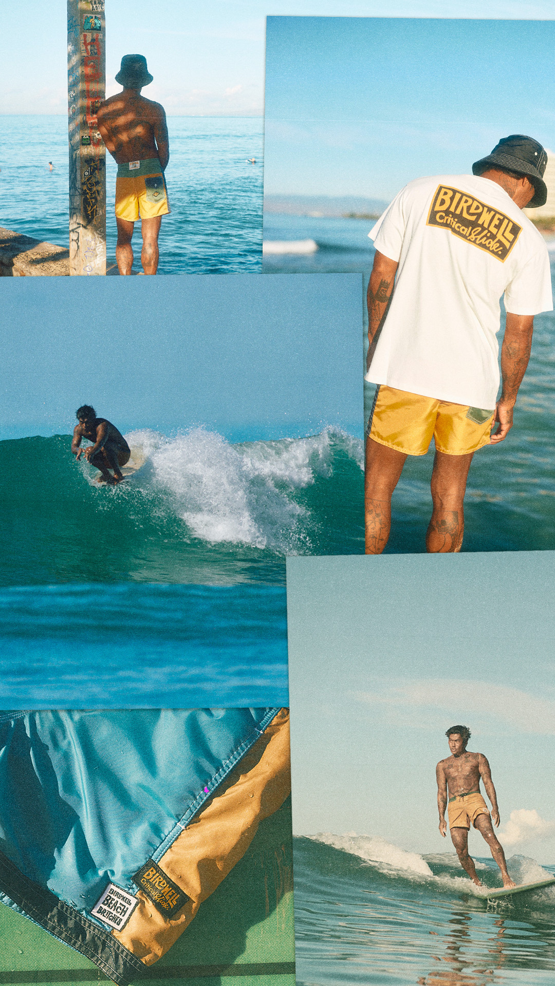 BIRDWELL × TCSS MIXED BIRD SEA TRUNK CRITICAL SLIDE×BIRDWELL COLLABORATION】MIXED BIRD SEA TRUNK