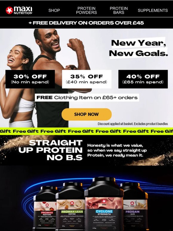 New Year, New Goals? 40% off with Buy More, Save More