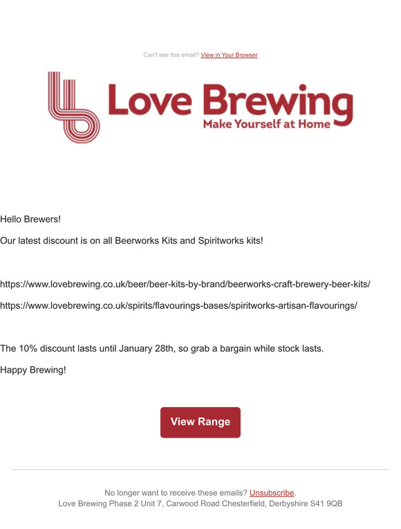 Beerworks & Spiritworks 10% Off