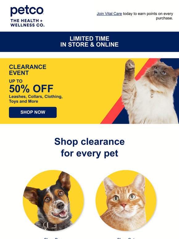 Up to 50% OFF: Clearance deals!