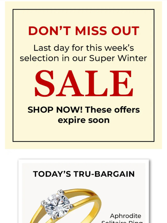 This Week’s SALE ends today! Don’t Miss It