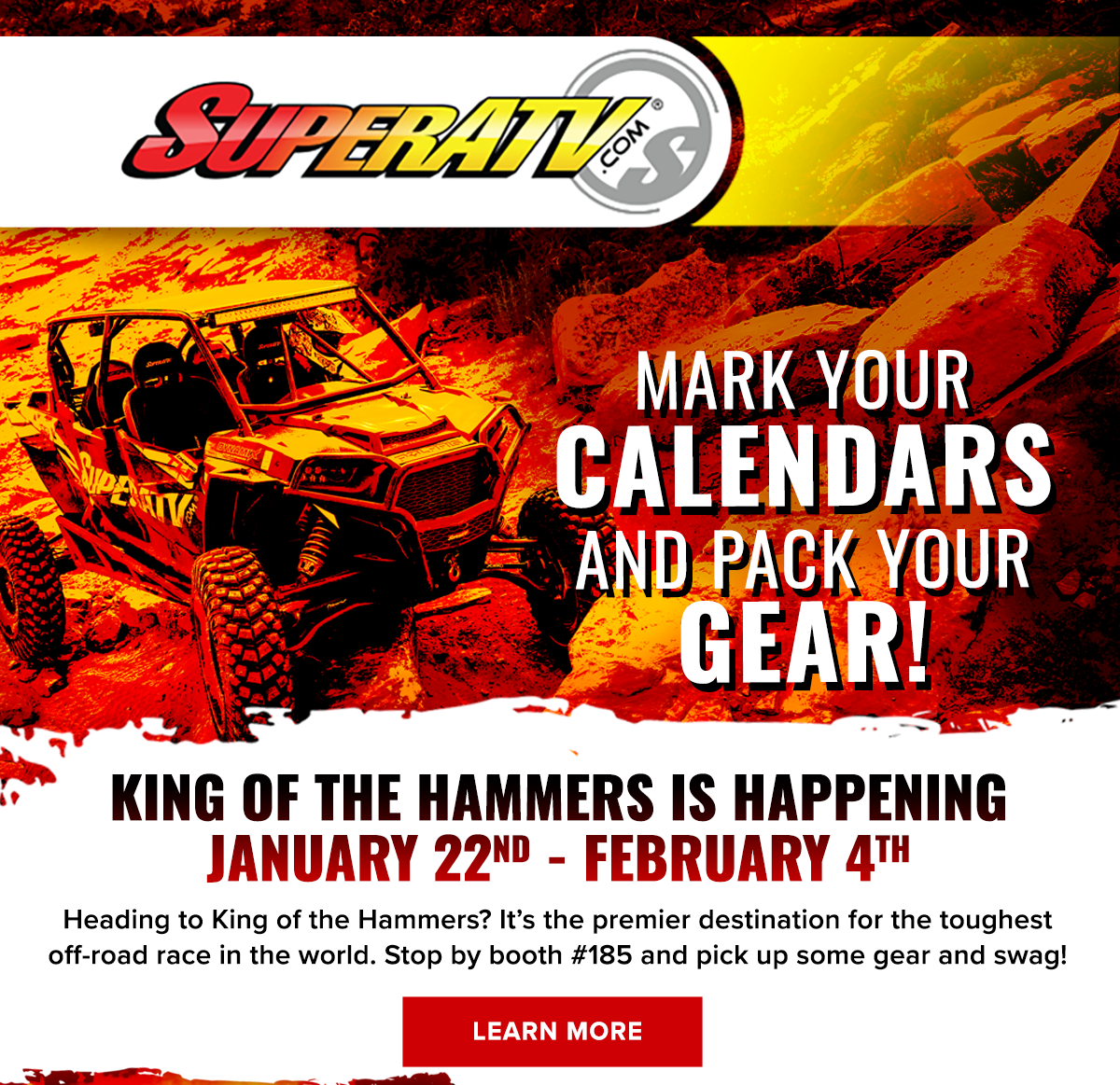 Super ATV Come See Us at King of the Hammers 👑 Milled