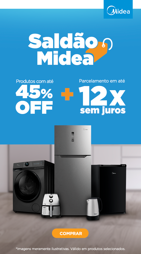 banner Midea saldao