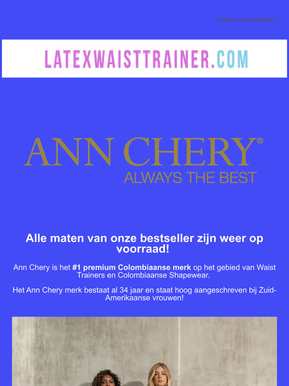 Ann Chery back in stock!