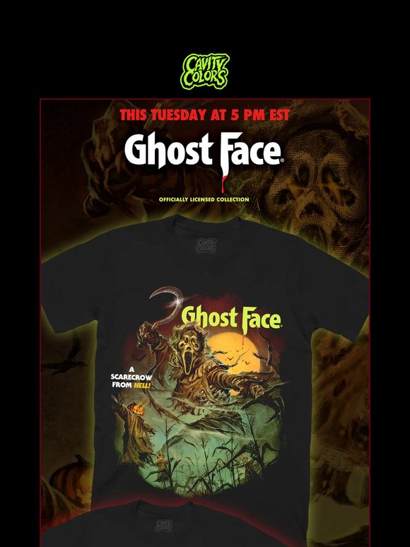 😱 GHOST FACE this Tuesday! 🔪