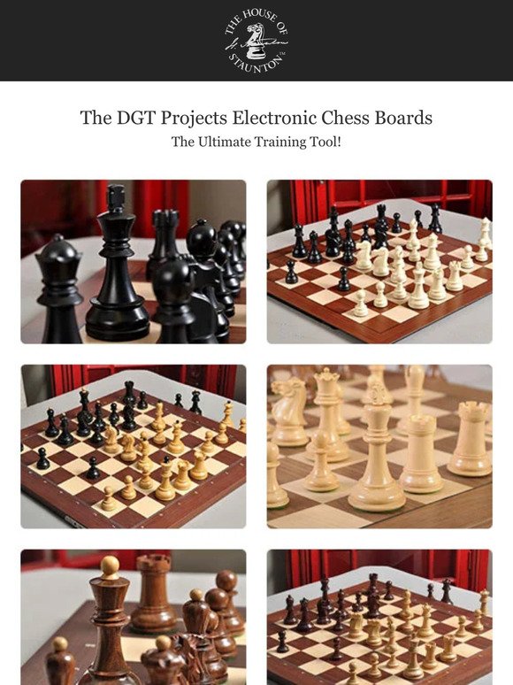 The DGT Projects Electronic Chess Boards - The Ultimate Training Tool!