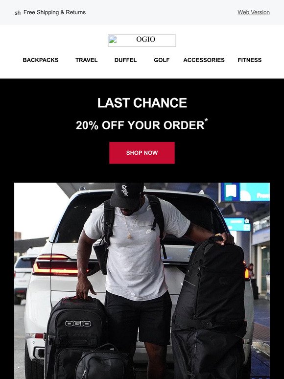 Last Chance: 20% Off Your Order
