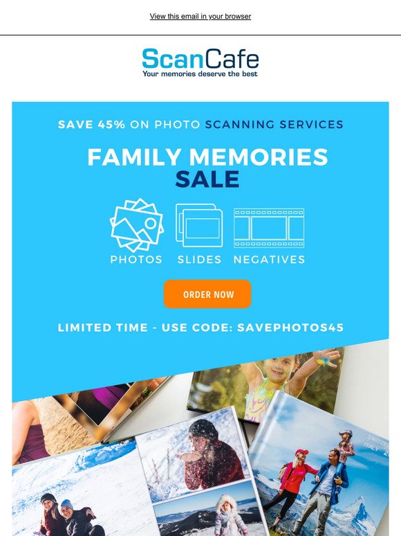 Final Day - Save 45% On Photography Scanning