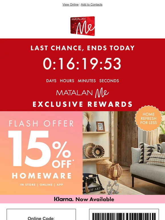 Matalan Email Newsletters: Shop Sales, Discounts, and Coupon Codes