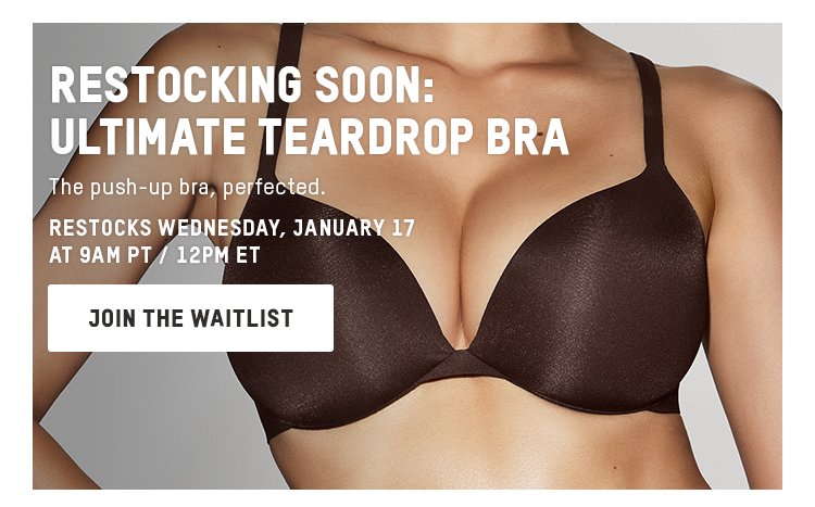 SKIMS on X: COMING JAN 17: SKIMS ULTIMATE STRAPLESS BRA. Boob job-worthy  bust — no boob job (or straps) required. Drops this Wednesday, January 17  at 9AM PT / 12PM ET. Join