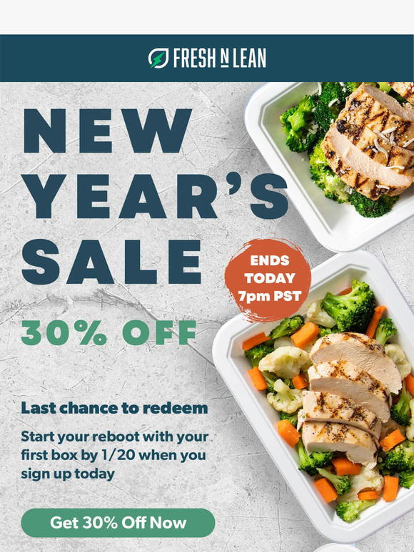 FINAL HOURS – New Year’s Sale