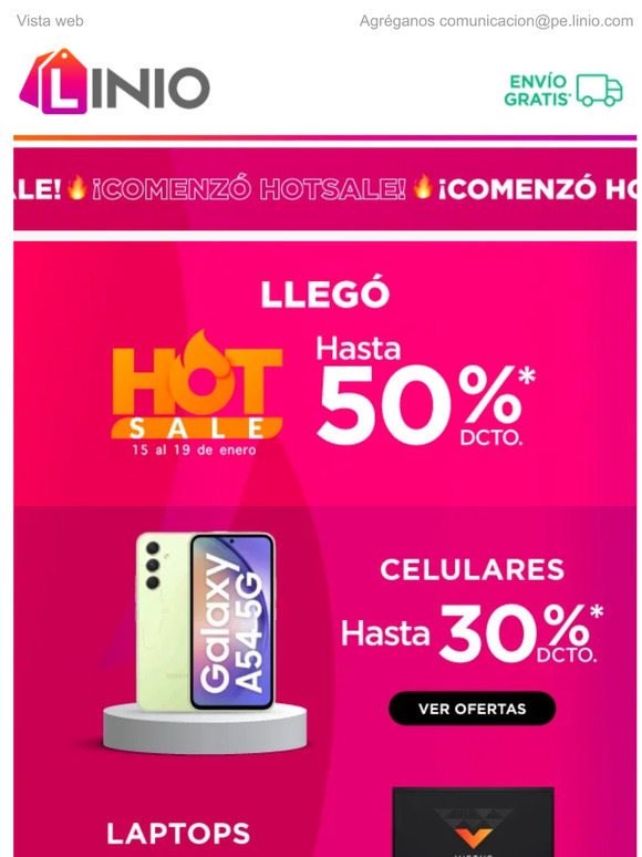 Ya comenzó HotSale hasta 50% 🔥