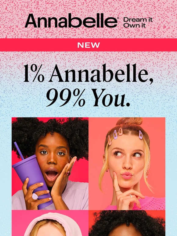 1% Annabelle, 99% You.