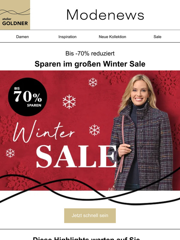 Bis -70% reduziert