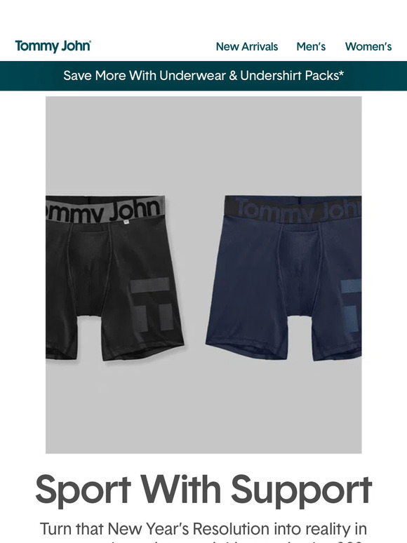 Tommy John: National Underwear Day 🤝20% Off Tommy John