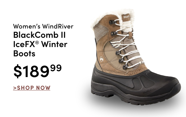 Women’s WindRiver BlackComb II IceFX® Winter Boots $189.99