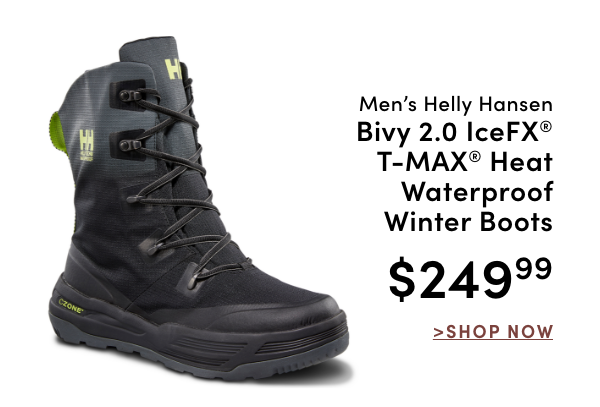 Men’s Helly Hansen Bivy 2.0 IceFX® T-MAX® Heat Waterproof Winter Boots $249.99