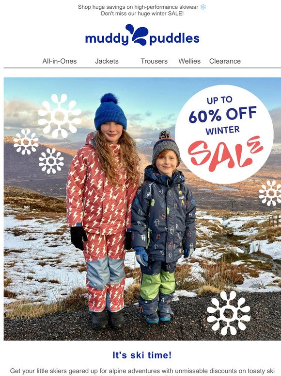 Over 50% OFF selected ski ⛷️