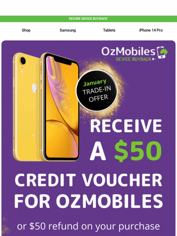 💌 Get $50 When You Trade-In