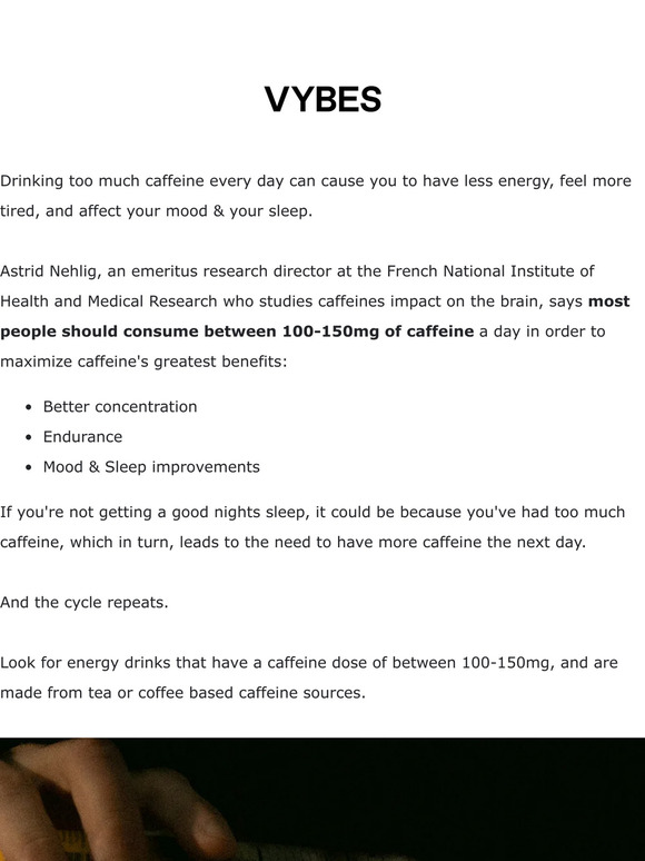 Here's what happens when you consume less caffeine