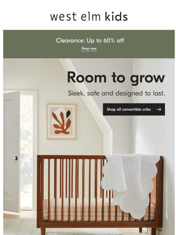 West Elm Smart cribs that grow with your kids Milled