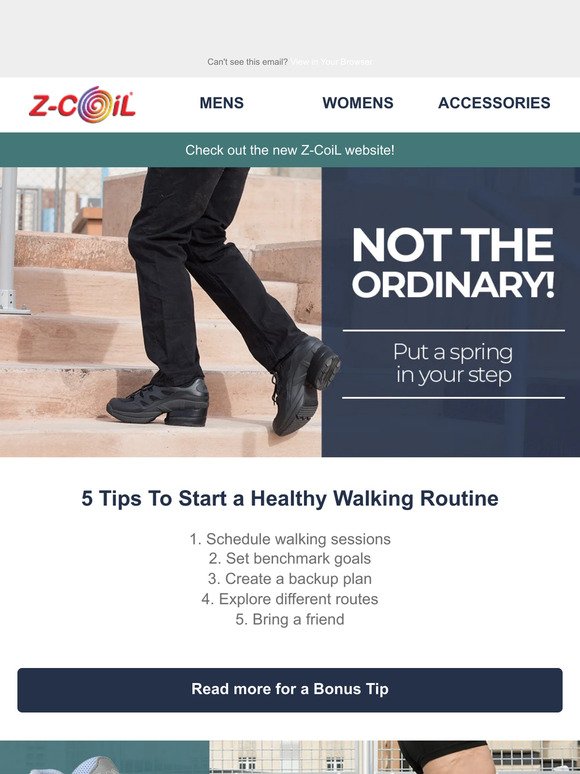 How to set a walking routine for better health