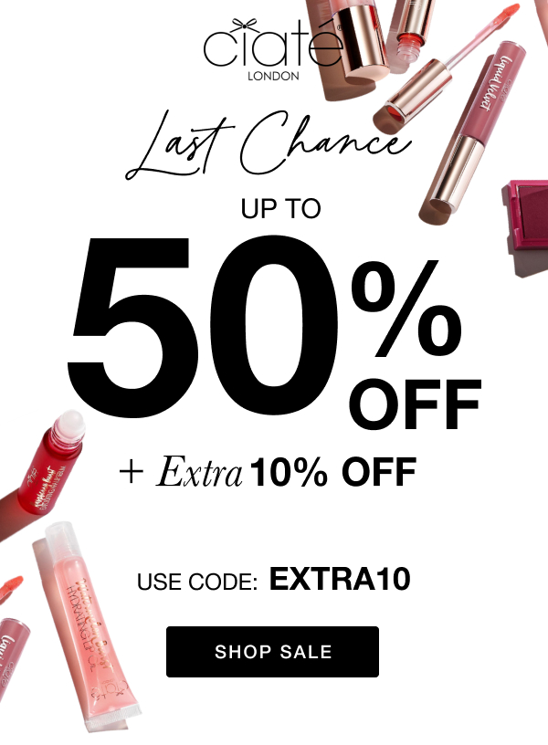 Ciaté London: Don't Miss! Up To 50% Off + Extra 10% Off Sale 📣 