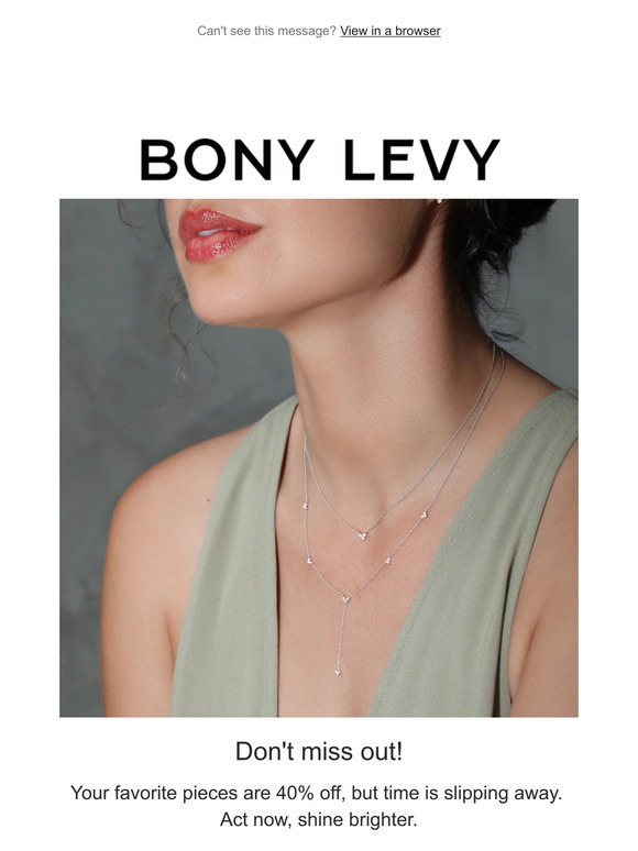 Surprise: new sale items 40% off