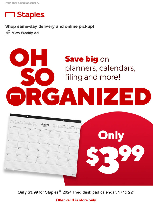 Staples Copy & Print Just 3.99 — this is a 2024 musthave! Milled