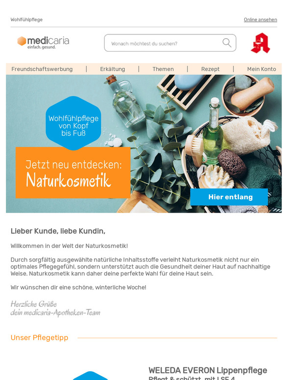 Naturkosmetik - nur das Beste für die Haut
