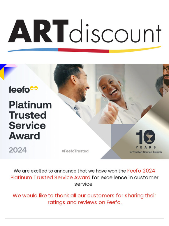 Proudly Announcing our Feefo Platinum Award! 🎉