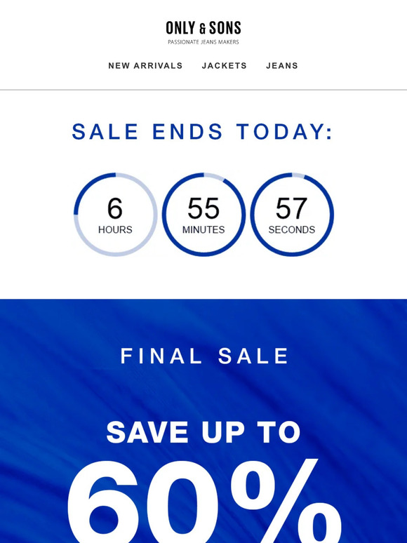 Last chance: Save up to 60% + 10% extra