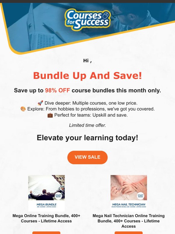 Save On Course Bundles This January!