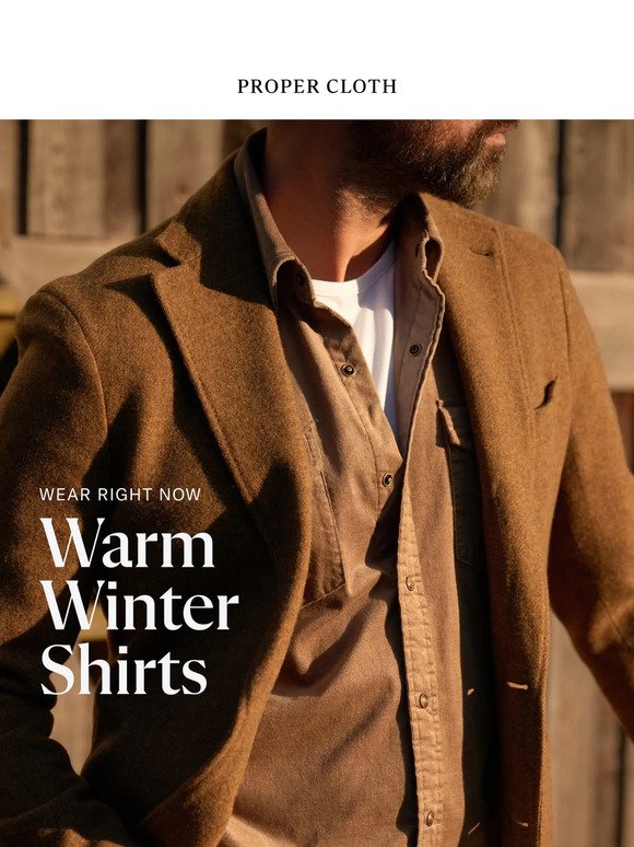 Wear Right Now: Warm Winter Shirts