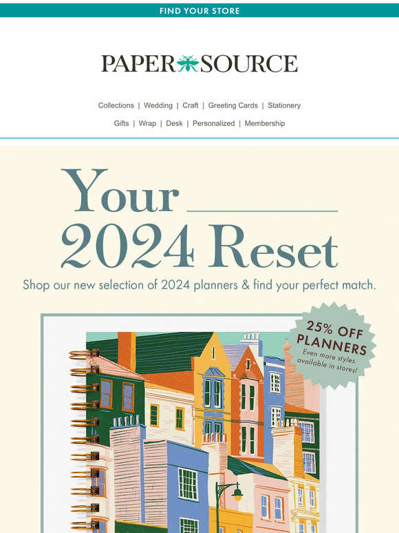 paper source Here's 25 Off On Your Perfect Planner! Milled