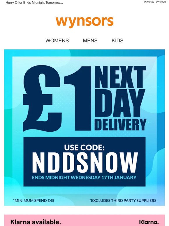 £1 Next Day Delivery!