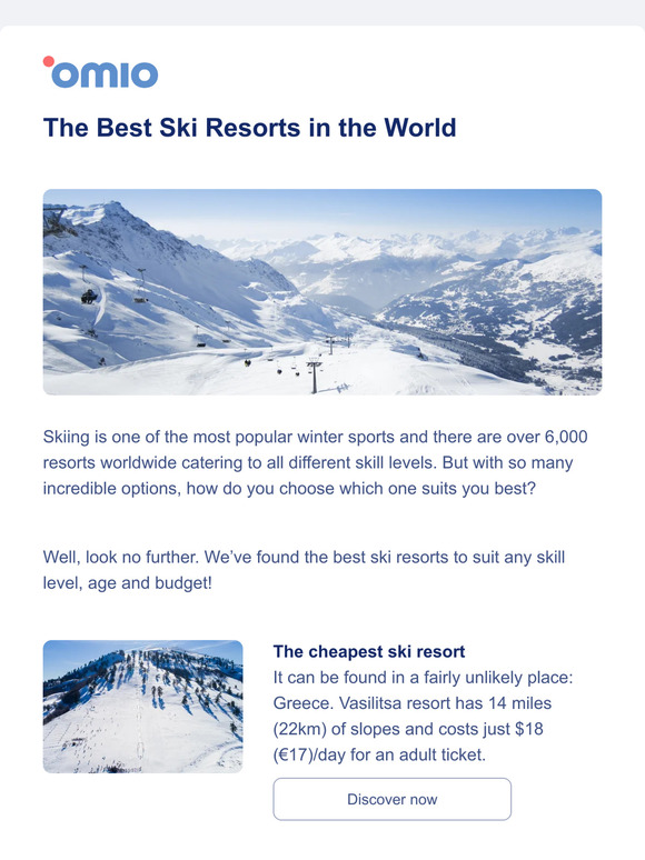 Where’s the world’s best skiing?🎿