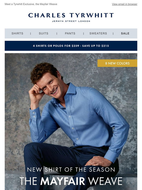 charles t dress shirts Men's Charles Tyrwhitt Non-Iron Stretch Printed Trim Dress Shirt